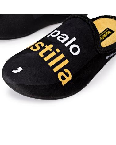 MARPEN ZAPATILLAS DE ESTAR POR CASA -DE TAL PALO TAL ASTILLA - NEGRO