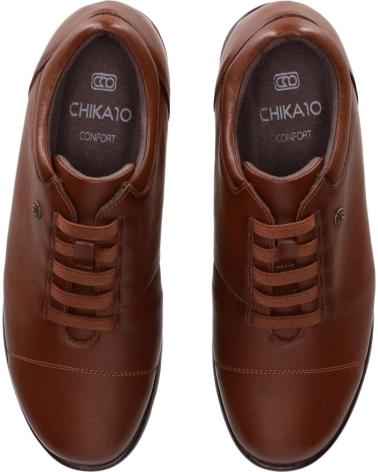 MOCASSINO CHIKA10 STELAR 1418N IN CUOIO TAN CUERO-TAN
