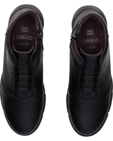 CHIKA10 STELAR 3331 BLACK ANKLE BOOTS NEGRO-BLACK