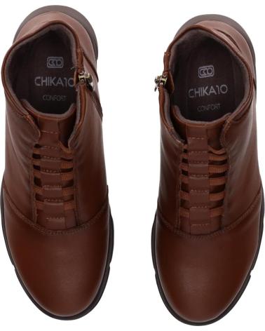 CHIKA10 STELAR 3331 TAUPE ANKLE BOOTS TAUPE-TAUPE