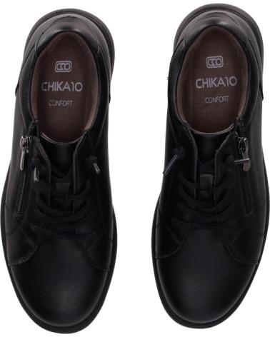 SNEAKERS CHIKA10 STELAR 4001 NERE CON CERNIERA LATERALE NEGRO-BLACK