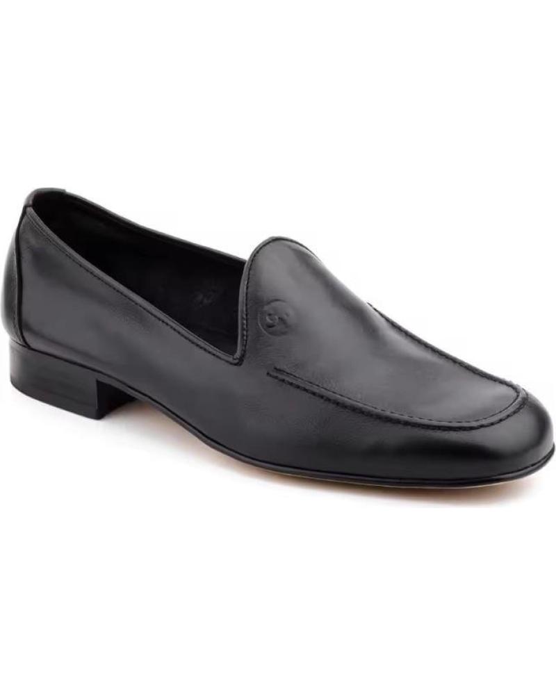 MOCASSINS NIKKOE EN CUIR NOIRS - ÉLÉGANCE ET CONFORT NEGRO