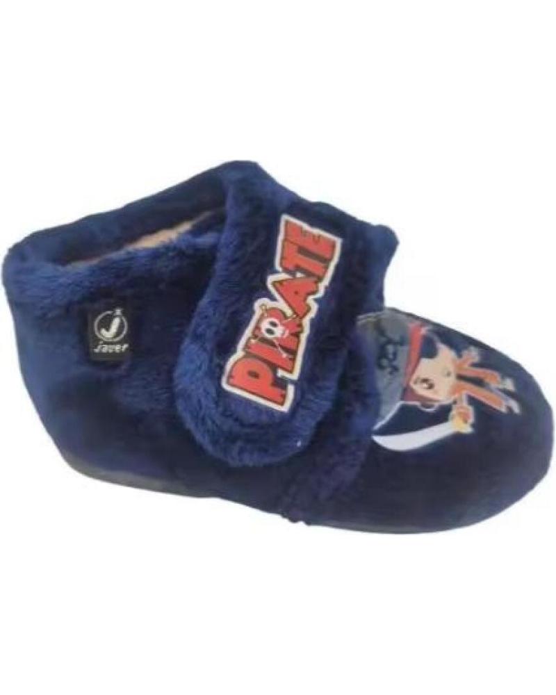 JAVER HAUSSCHUHE PIRATEN-DESIGN MODELL 1234 BLAU AZUL