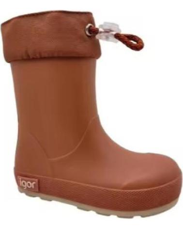 STIVALI DA PIOGGIA RISPETTOSI IGOR - COLORE TERRACOTTA ROJO
