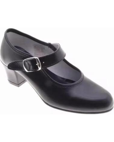 FLAMENCO-SCHUHE PASOS DE BAILE MODELL SCHWARZ - HERGESTELLT IN SPANIEN NEGRO