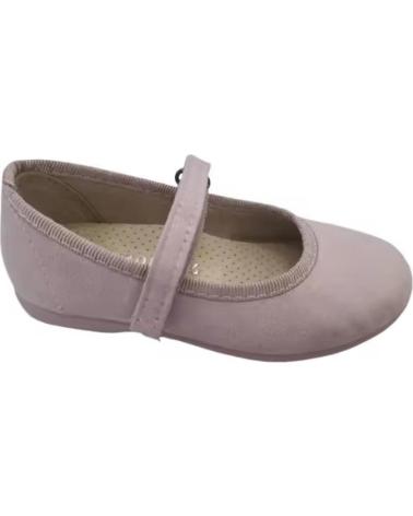CONDIZ PINK FABRIC MARY JANES WITH VELCRO STRAP - SIZES 20 TO 38 ROSA