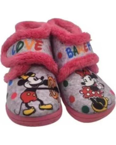 JAVER PANTOFOLE DA CASA MICKEY E MINNIE ROSA - UNISEX ROSA
