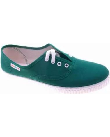 JAVER ZAPATILLAS DE MUJER DISENO CLASICO Y COMODO HECHO EN ESPANA VERDE