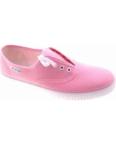 SCARPE JAVER CLASSICHE IN TELA ROSA FABBRICATE IN SPAGNA ROSA