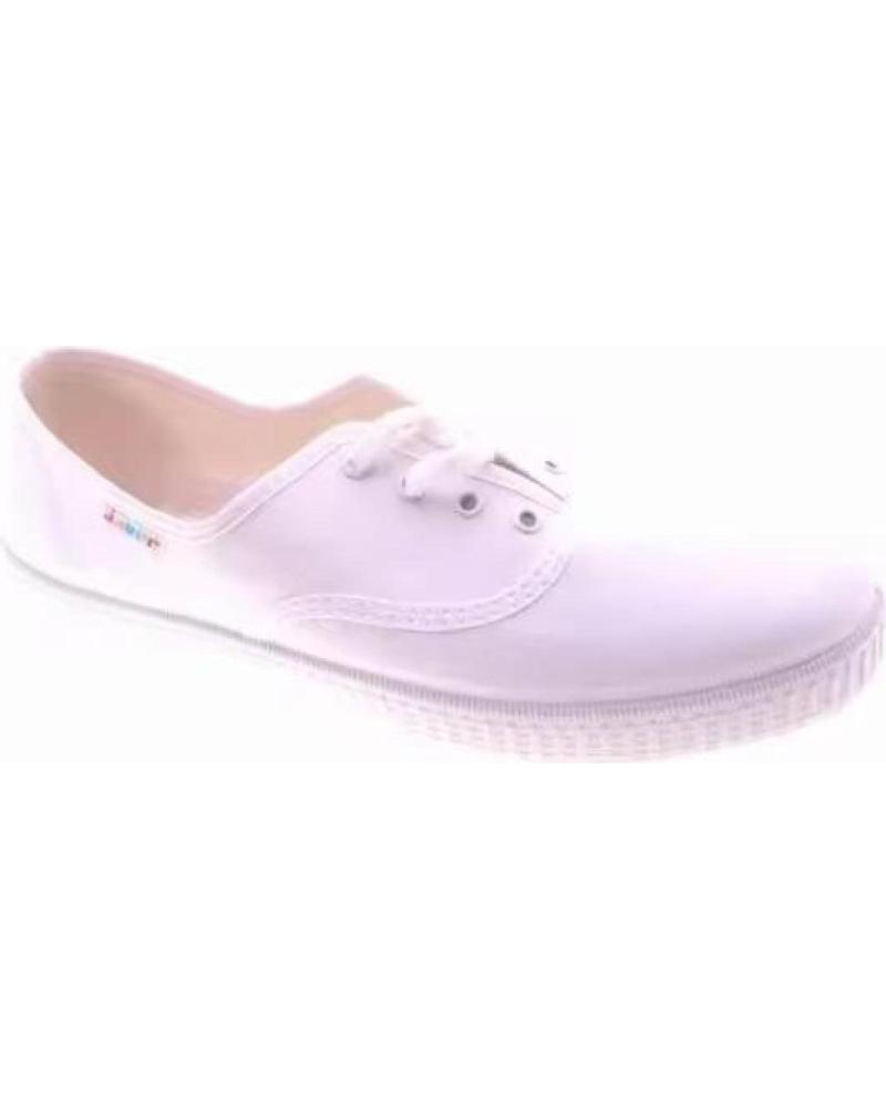 JAVER ZAPATILLAS DE MUJER DISENO CLASICO Y COMODO HECHO EN ESPANA BLANCO