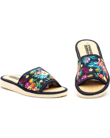 JAM OPEN-TOE SLIPPERS WITH FLORAL PRINT VARIOS COLORES