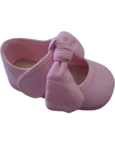 CONDIZ ROSA LEINENSCHUHE MIT SCHLEIFE MODELL 9 (GRÖSSEN 19-27) ROSA