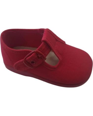 CONDIZ CANVAS MARY JANE SHOES MODEL 952 RED ROJO