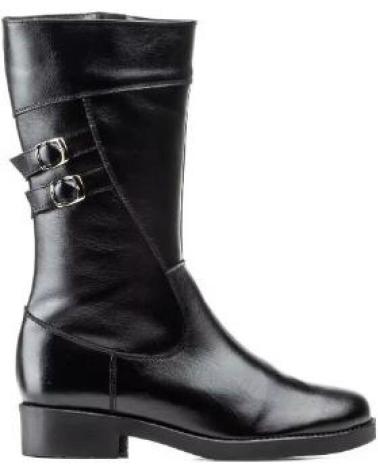 STIVALI IN PELLE JAM MODELLO 1010 CON FIBBIE NERE NEGRO