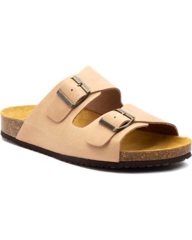 MORXIVA SANDALIA DE HOMBRE TIPO BIO DE PIEL CON HEBILLAS MODELO 8020 VERDE