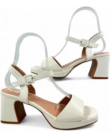 TIMBOS SANDALIA TACON PLATAFORMA NOVIA 132137 BLANCO