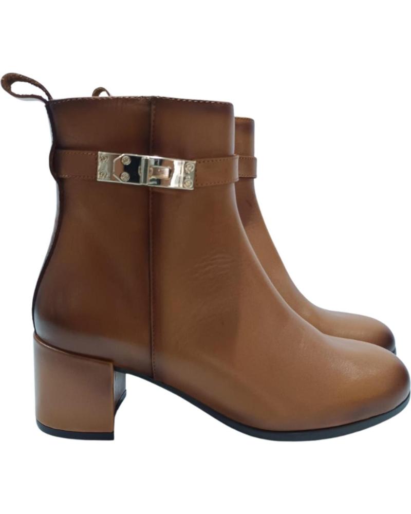 PEDRO MIRALLES CETINA LEATHER ANKLE BOOT IN TAN CUERO PEDRO MIRALLES CETINA LEATHER ANKLE BOOT IN TAN CUERO