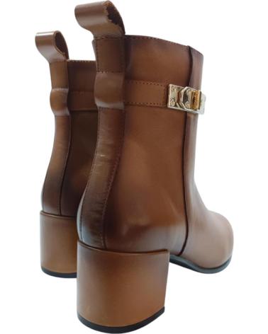 PEDRO MIRALLES CETINA LEATHER ANKLE BOOT IN TAN CUERO PEDRO MIRALLES CETINA LEATHER ANKLE BOOT IN TAN CUERO
