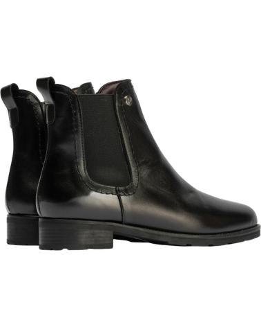 PITILLOS CHELSEA-STIEFELETTE AUS SCHWARZEM LEDER NEGRO