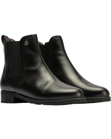 PITILLOS CHELSEA-STIEFELETTE AUS SCHWARZEM LEDER NEGRO