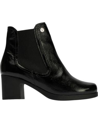 PITILLOS STIVALETTO CHELSEA PELLE VERNICIATA NERA NEGRO