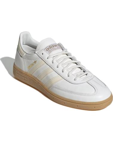SCARPE ADIDAS HANDBALL SPEZIAL JS3867 BIANCO SPORCO CON SUOLA IN GOMMA CLASSICA WHITE