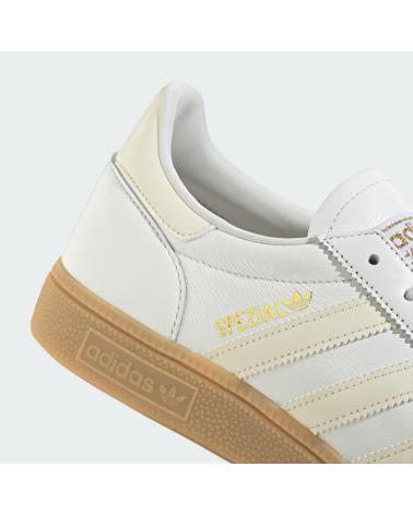 SCARPE ADIDAS HANDBALL SPEZIAL JS3867 BIANCO SPORCO CON SUOLA IN GOMMA CLASSICA WHITE
