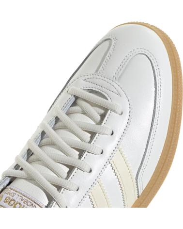 SCARPE ADIDAS HANDBALL SPEZIAL JS3867 BIANCO SPORCO CON SUOLA IN GOMMA CLASSICA WHITE