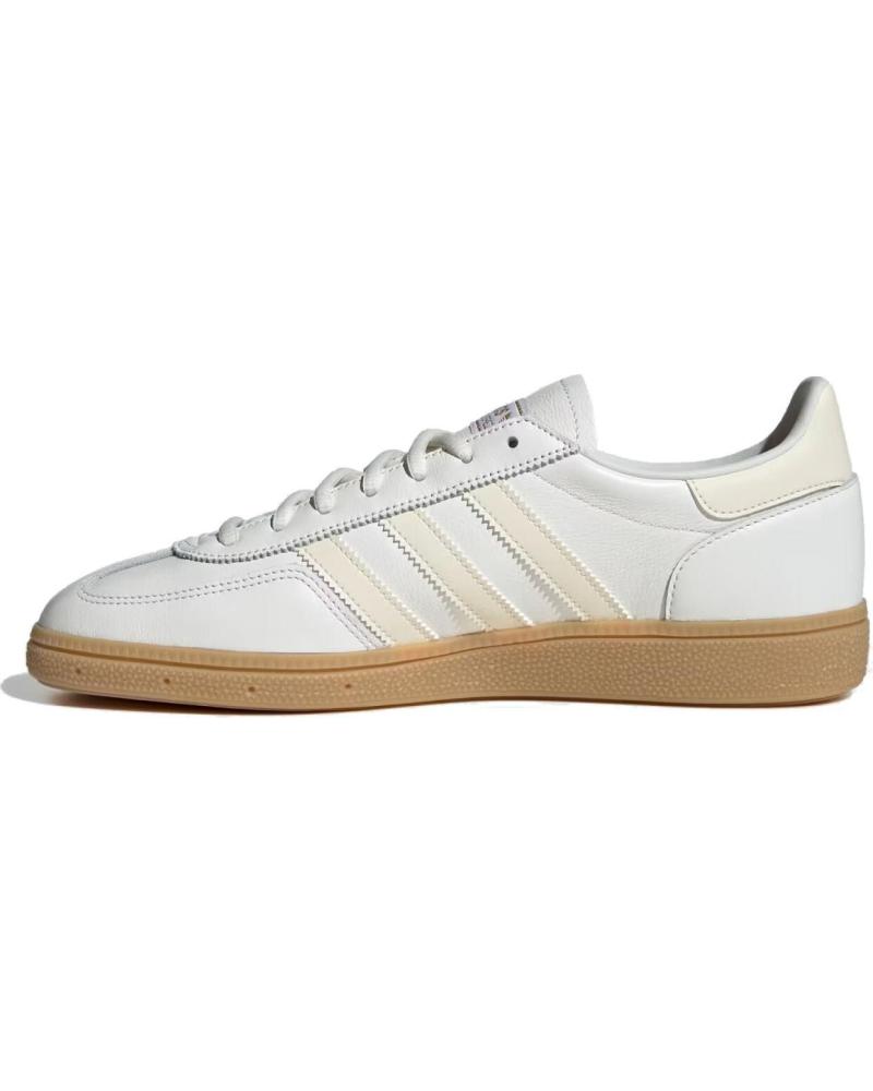 SCARPE ADIDAS HANDBALL SPEZIAL JS3867 BIANCO SPORCO CON SUOLA IN GOMMA CLASSICA WHITE