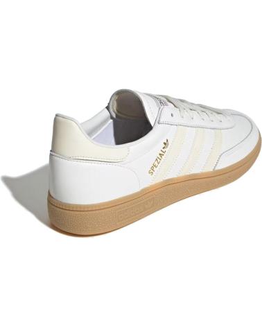 SCARPE ADIDAS HANDBALL SPEZIAL JS3867 BIANCO SPORCO CON SUOLA IN GOMMA CLASSICA WHITE