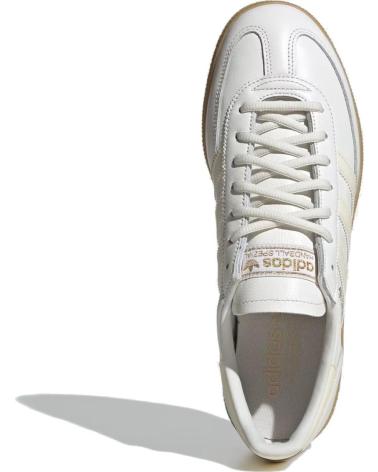 SCARPE ADIDAS HANDBALL SPEZIAL JS3867 BIANCO SPORCO CON SUOLA IN GOMMA CLASSICA WHITE