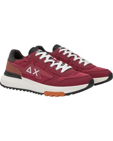 SNEAKERS SUN68 NIKI 2.0 SOLID SCPZ45120 BORDEAUX E NERO NEGRO