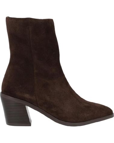 ITSE LITA BROWN - STIVALETTO IN CAMOSCIO MARRONE MARRóN