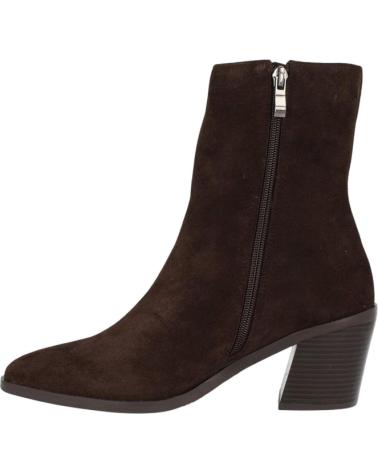 ITSE LITA BROWN - STIVALETTO IN CAMOSCIO MARRONE MARRóN