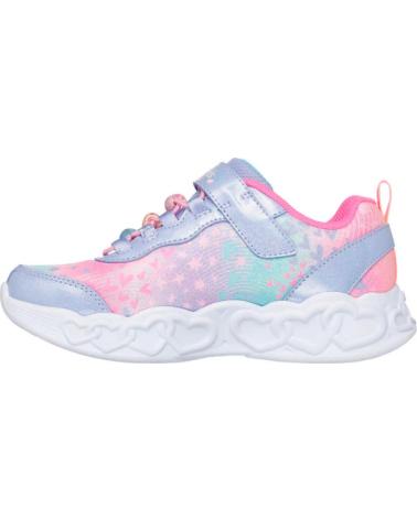 SKECHERS ZAPATILLAS INFINITE HEART LIGHTS HEARTS MORADO MORADO