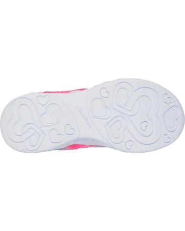 SKECHERS ZAPATILLAS INFINITE HEART LIGHTS HEARTS PLATA PLATEADO