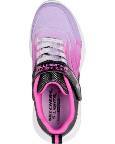 SKECHERS S-LIGHTS SOLA GLOW NOIR VIOLET ROSE LUMINEUX NEGRO SKECHERS S-LIGHTS SOLA GLOW NOIR VIOLET ROSE LUMINEUX NEGRO
