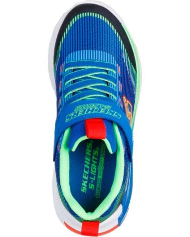 SKECHERS S LIGHTS TRI-NAMICS 2.0 - BLAU MIT LED-LICHTERN UND KLETTVERSCHLUSS AZUL