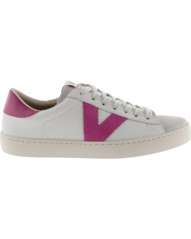SNEAKERS VICTORIA BERLIN IN PELLE SCAMOSCIATA FUCSIA PINK