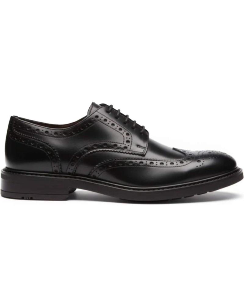 SCARPE STRINGATE DUCA DI MORRONE ALFONSO-VIT NERE BLACK