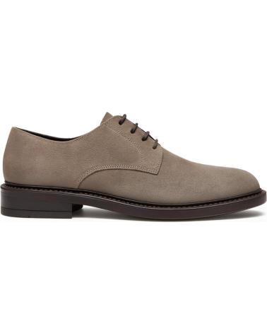 DUCA DI MORRONE LUCREZIO CAM - SCARPE STRINGATE IN CAMOSCIO MARRONE CHIARO BROWN
