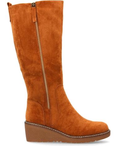 SPORT3PUNTO0 VR5-2028 CAMEL HIGH SUEDE BOOT WITH WEDGE VARIOS COLORES