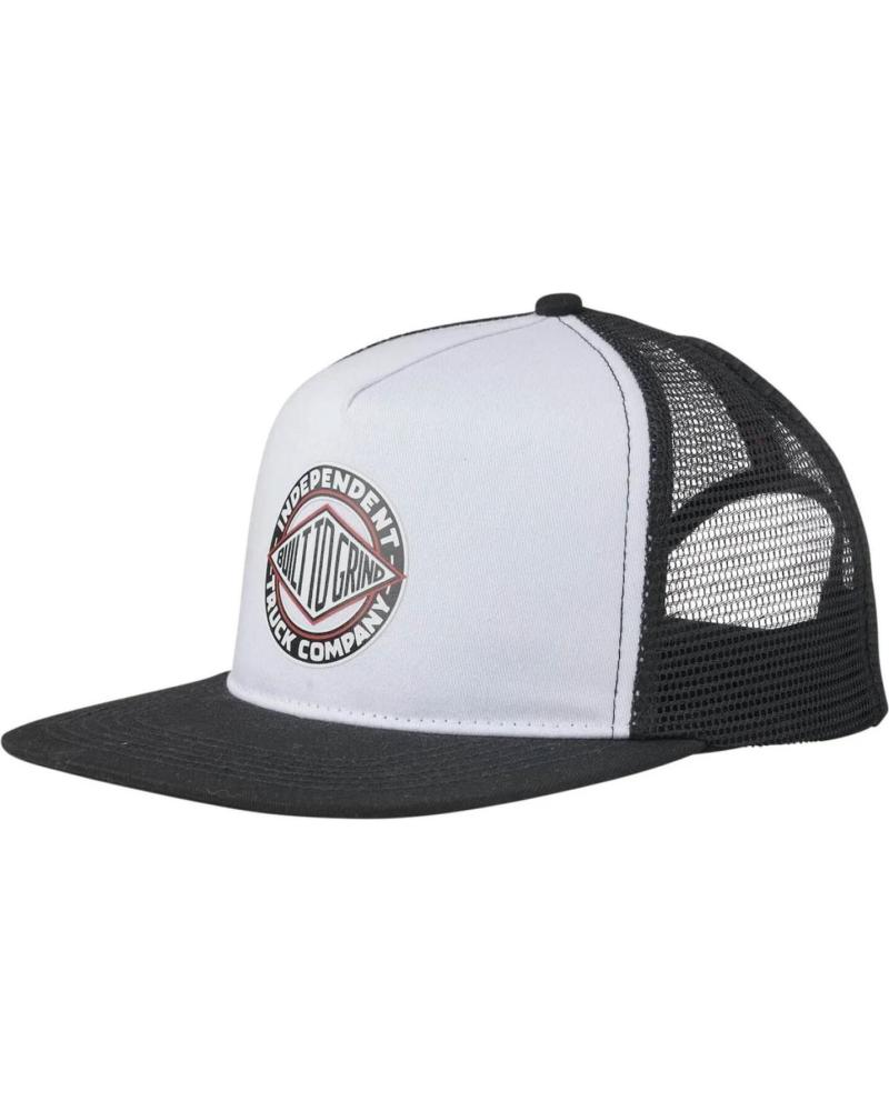 CAPPELLINO TRUCKER INDEPENDENT BTG SUMMIT MESH STRUTTURATO BIANCO NAN