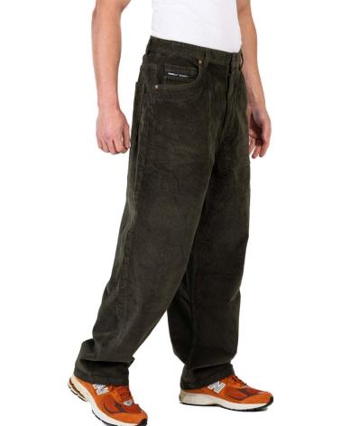 PANTALONI REELL BAGGY IN VELLUTO A COSTE DARK GREEN MULTICOLOR