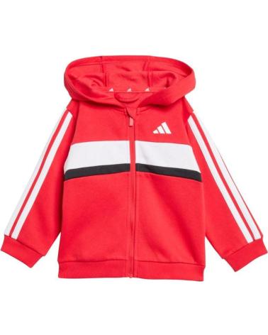 ADIDAS TWO-TONE RED AND BLACK TRACKSUIT NAN