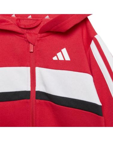 ADIDAS TWO-TONE RED AND BLACK TRACKSUIT NAN