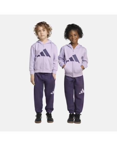 CHÁNDAL ADIDAS INFANTIL CON LOGO LINEAR PARA NIÑOS - MORADO NAN