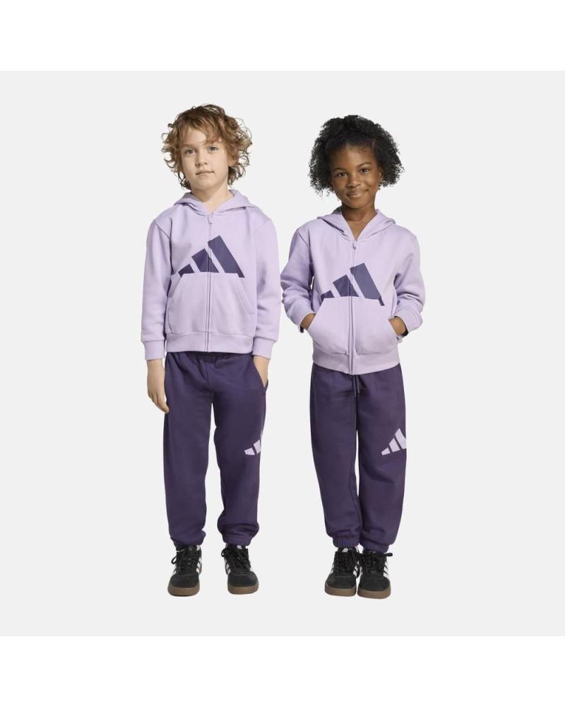 CHÁNDAL ADIDAS INFANTIL CON LOGO LINEAR PARA NIÑOS - MORADO NAN