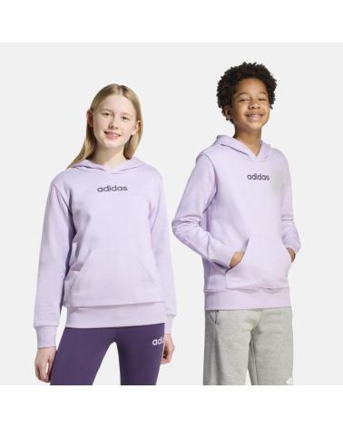SUDADERA CON CAPUCHA ADIDAS PARA NIÑOS LOGO - LILA NAN