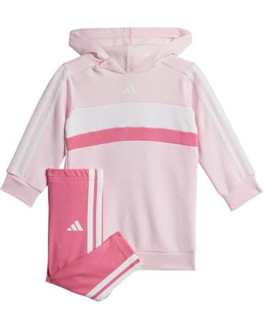 ADIDAS BABY GIRL SPORT SET HOODIE AND PINK LEGGINGS NAN